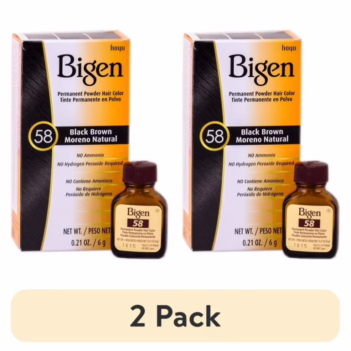 Bigen 58 Black Brown 10P X 2 - Image 1