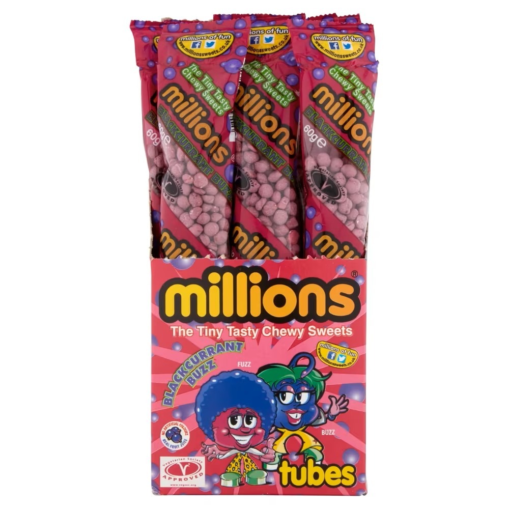 302194_b.jpg Millions Blackcurrant Buzz 55G X 12 - Image 1