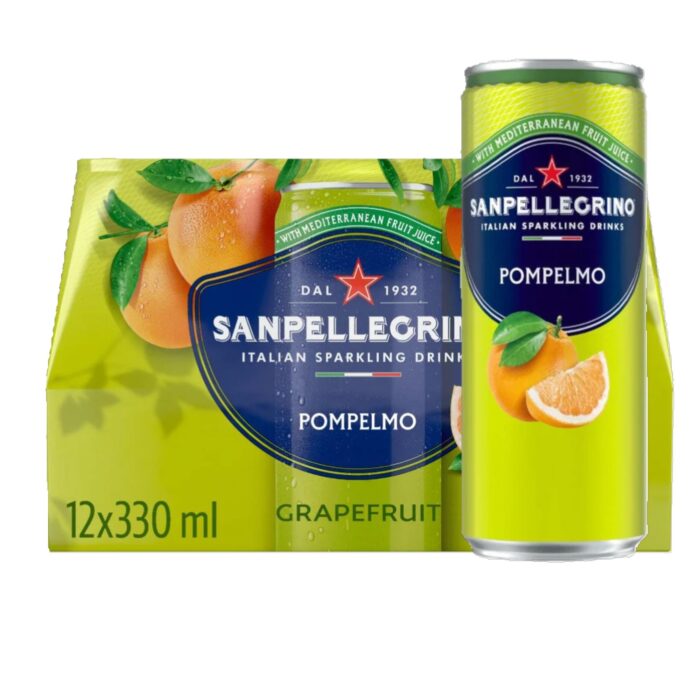 San Pellegrino Pompelmo (Grapefruit) 12 X 330Ml - Image 1