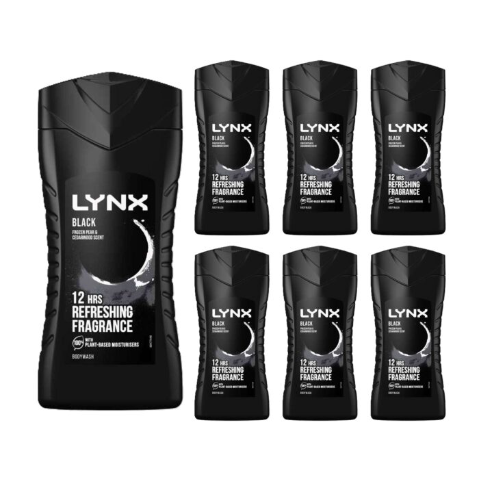 Lynx Shower Gel Black 2 x 225ml - Image 1