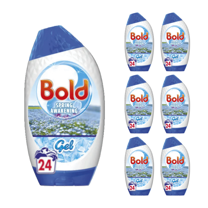 Bold 2 In 1 Washing Gel Spring Awakening 840Ml X 6 - Image 1