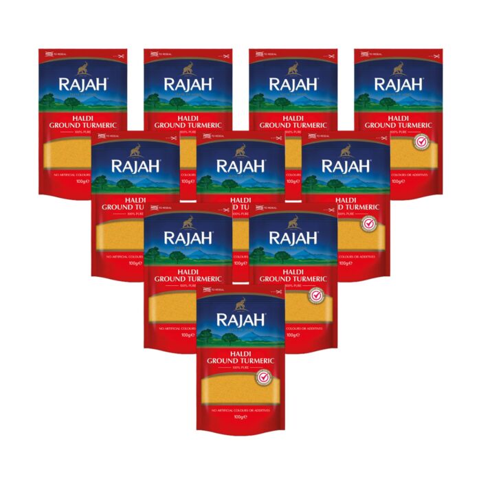Rajah Haldi Powder (10Pack X 100G) - Image 1