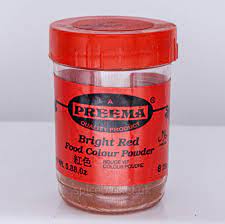 Preema Bright Red Food Colour (12Pack X 25G)