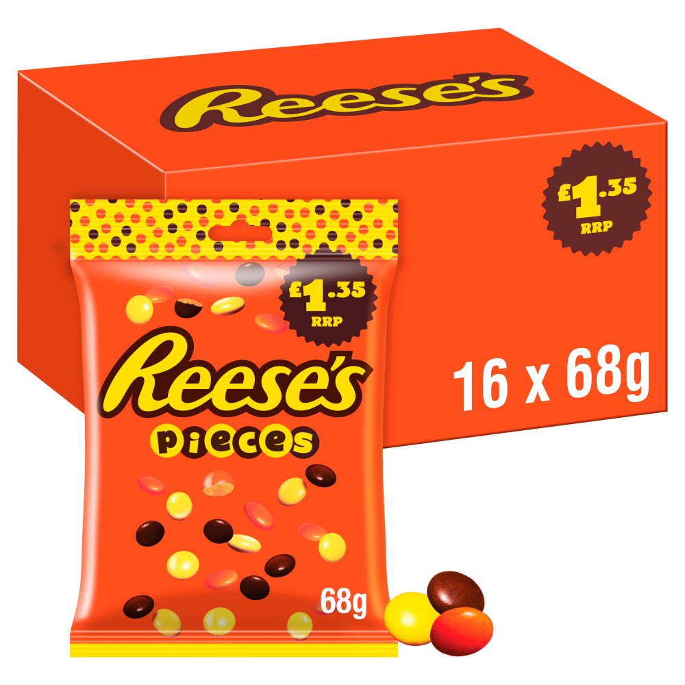 753854584188 Reese's Peanut Butter Piece's 68g x 16 - Image 1