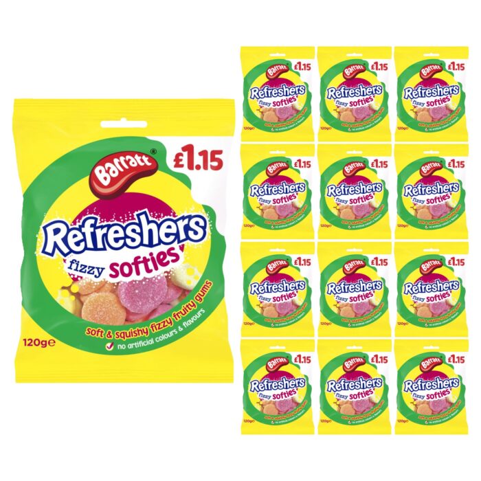 Barratt Refreshers Fizzy Softies 120g x 12 - Image 1