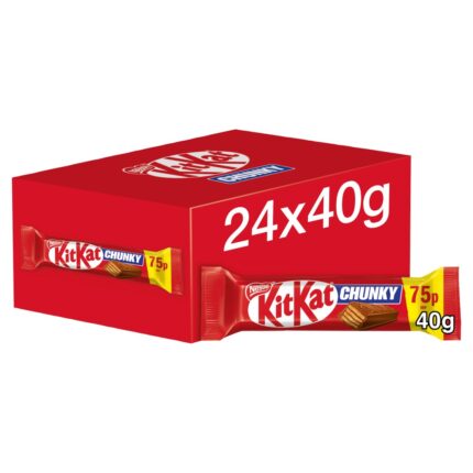 KitKat Chunky Milk Chocolate Bar 40g x 24