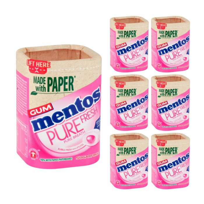 Mentos Gum Bubble Fresh 100g x 6 - Image 1