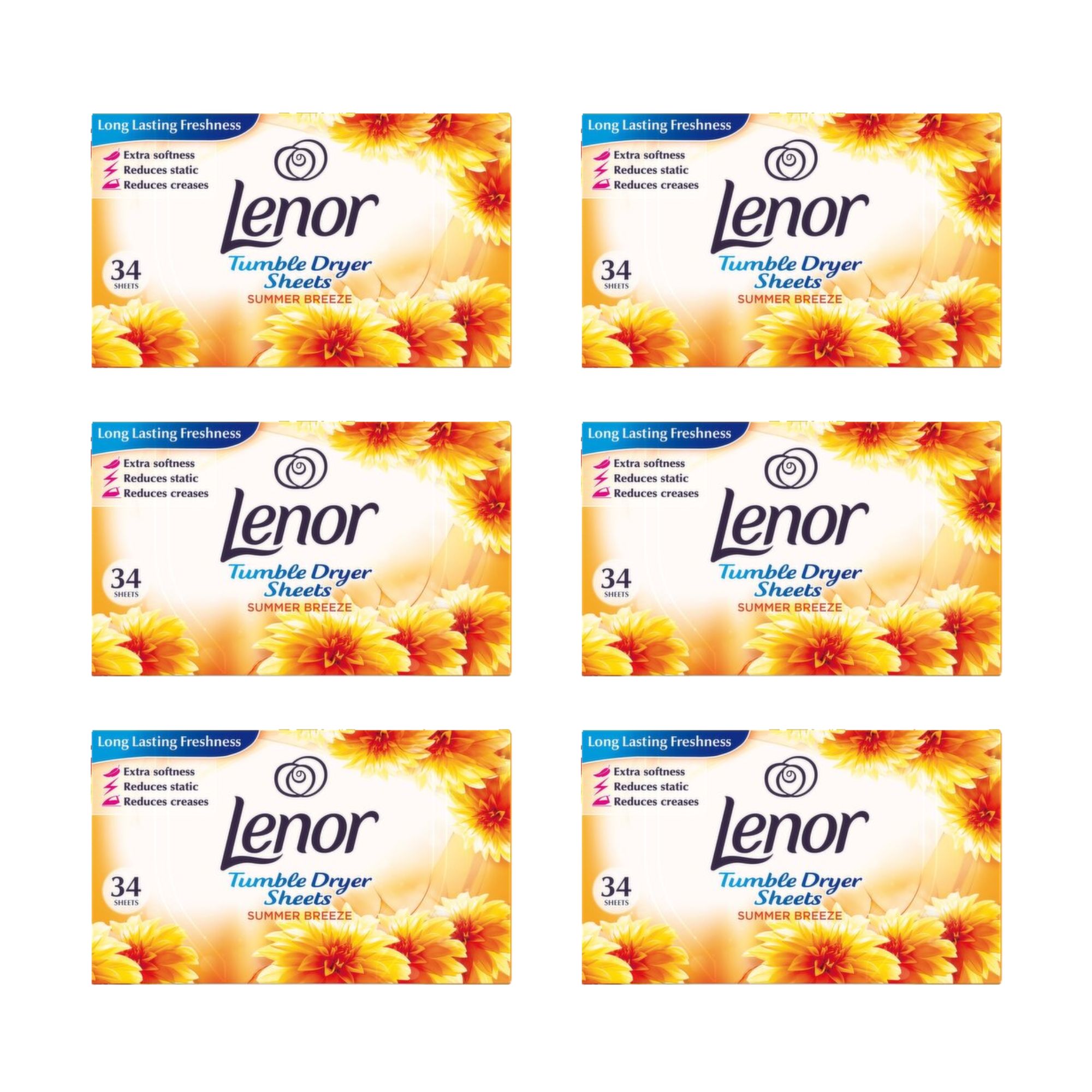 84602.jpg Lenor Sheets Tumble Dry Summer 34 X 6 - Image 1