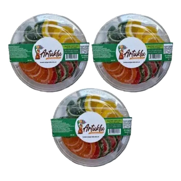 Artuklu Jelly Fruit Slices 200g x 3 - Image 1