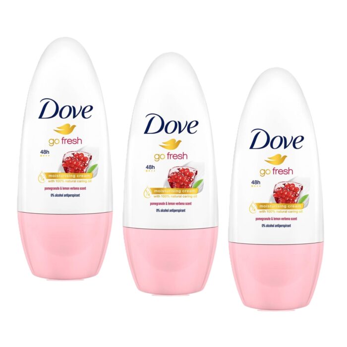 Dove Ro Beauty Finish Magnolia & My Secret Pomegranate & Lemon Verbena Scent 50Ml X 3 - Image 1