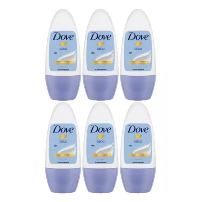 Dove Ap Ro Talco 50Ml X 6 - Image 1