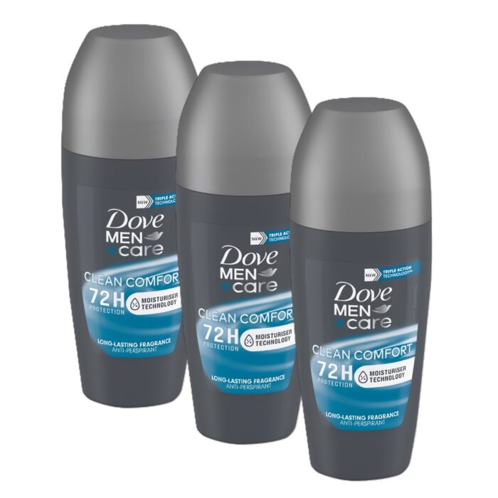 Dove Men Care Clean Comfort 50Ml X 3 - Image 1