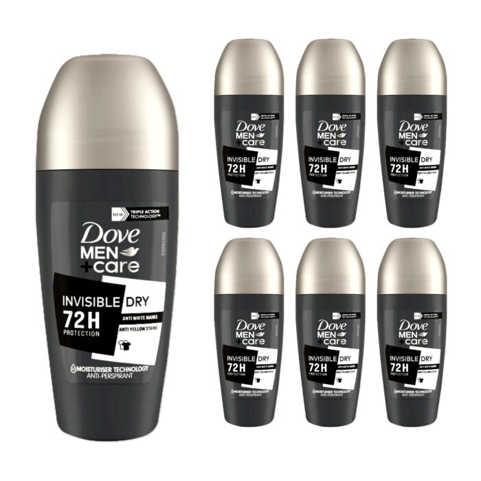 Dove Men Care Invisible Dry 50Ml X 6 - Image 1