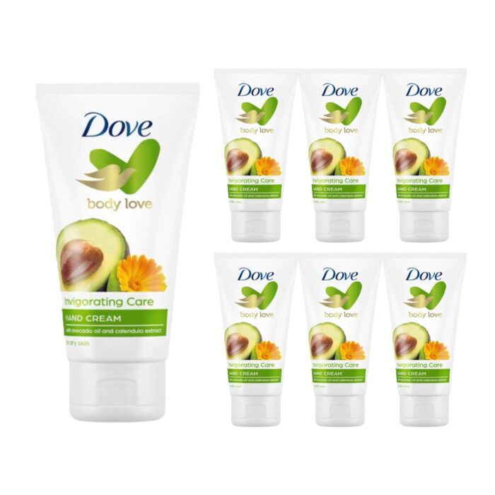 Dove Invigorating Care Hand Cream 75Ml X 6 - Image 1
