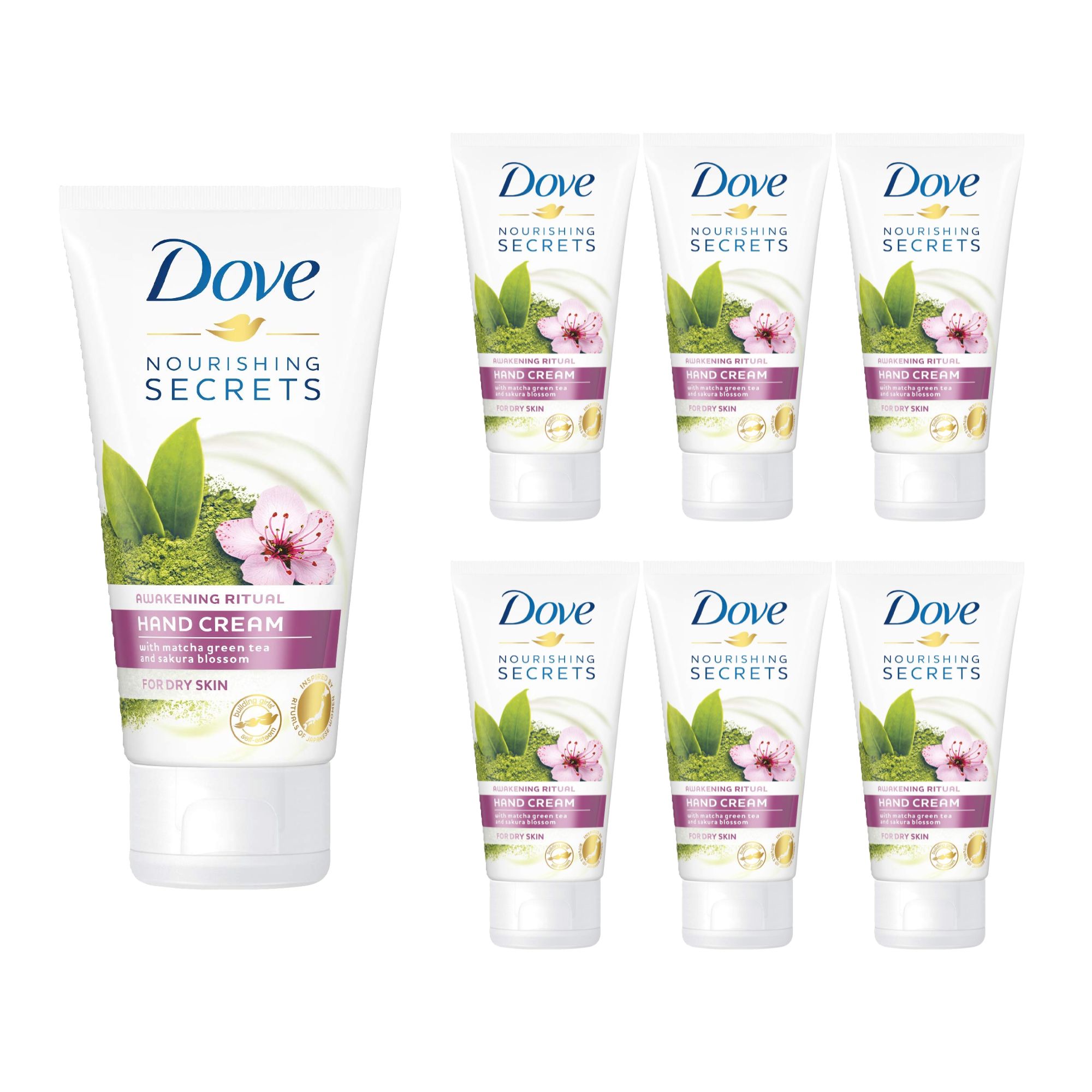 DO10023-2.jpg Dove Hand Cream Awakening Care 75Ml X 6 - Image 1