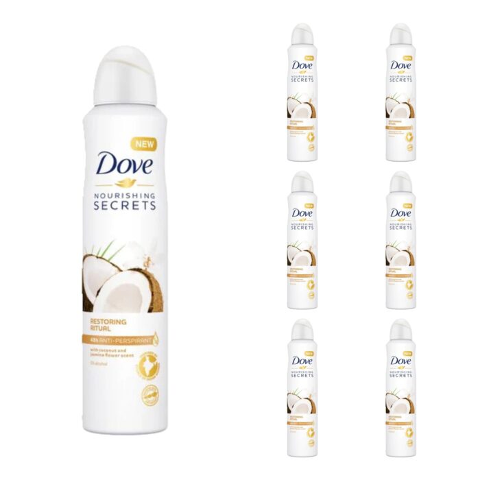 Dove Ap Coconut & Jasmine Flower 250Ml X 6 - Image 1