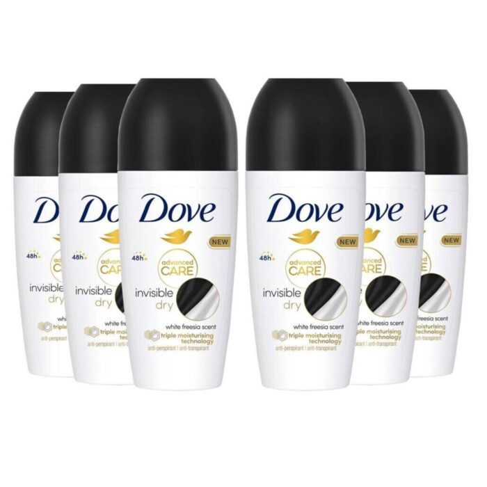 Dove Invisible Dry 50Ml X 6 - Image 1