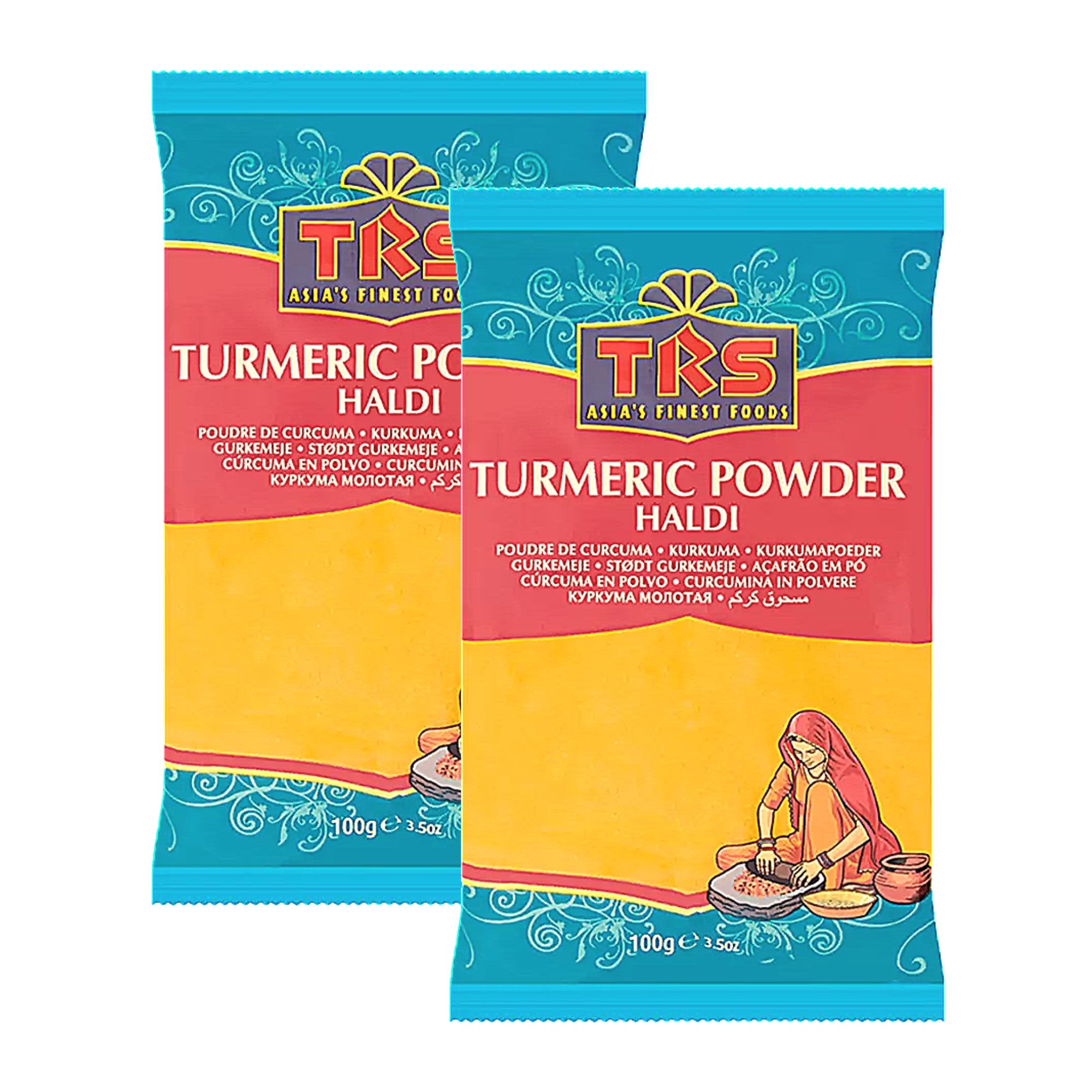 ET01431-1.jpg Trs Haldi Turmeric Powder 100g x 2 - Image 1