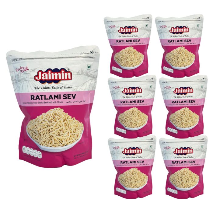 Jaimin Ratlami Sev 200G x 6 - Image 1