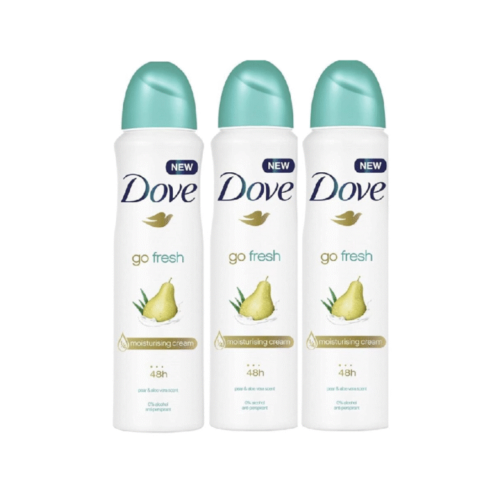 Dove Ap Go Fresh Pear & Aloe Vera 250Ml X 3 - Image 1