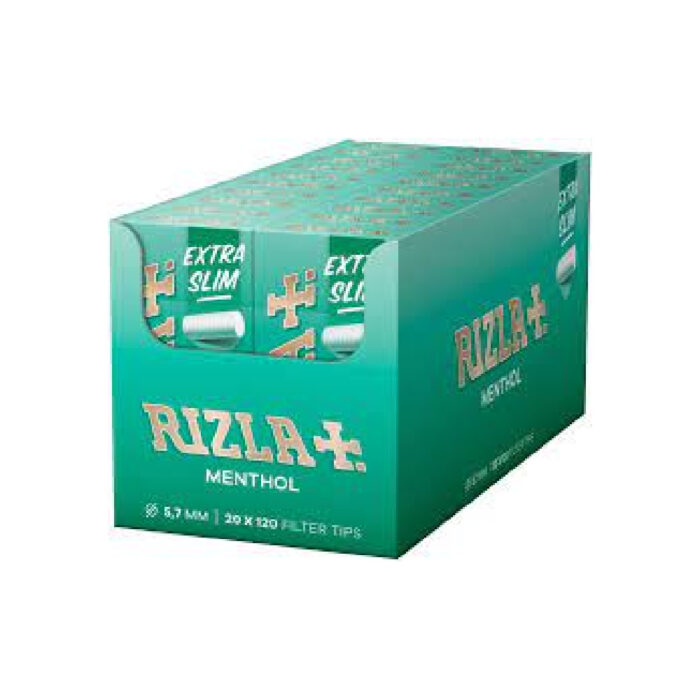 Rizla Filter Tips Extra Slim Menthol (1Pack X 120'S) - Image 1