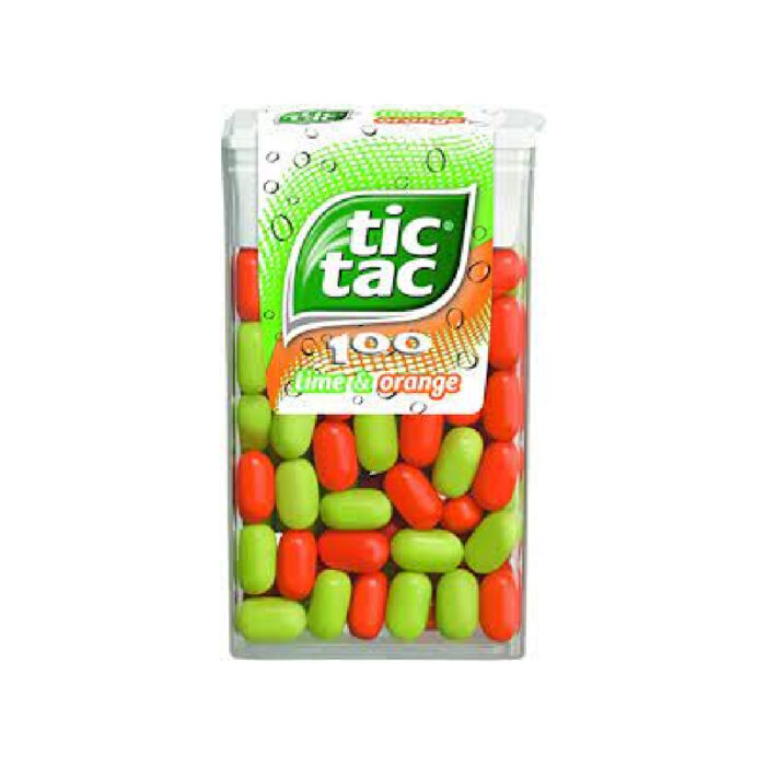 TIC TAC T24 LIME/ORANGE (24pack X 24'S) - Image 1