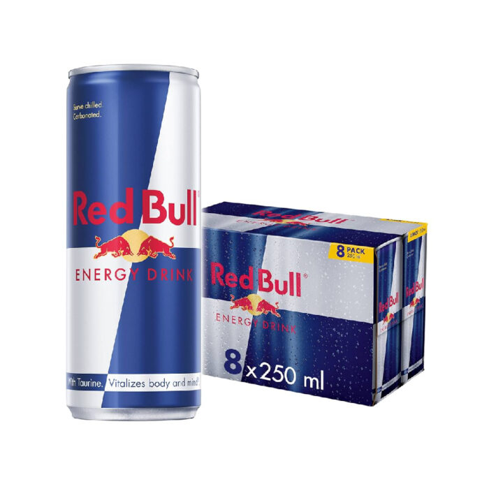 Red Bull  Can 250Ml X 8 - Image 1