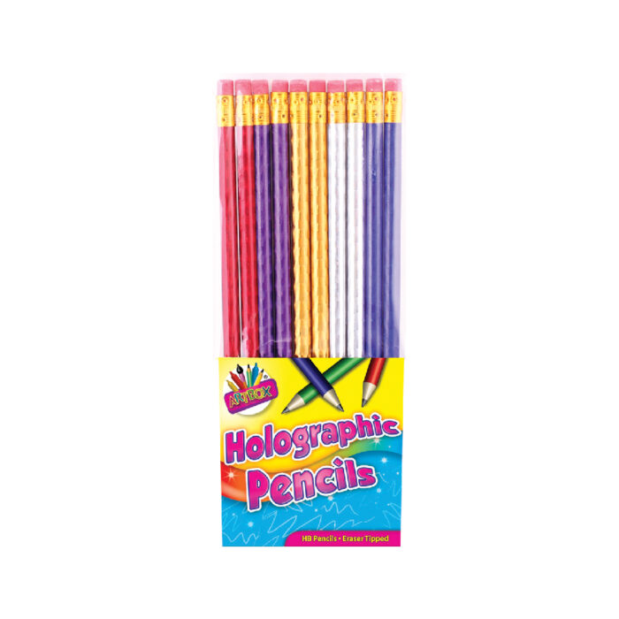 ARTBOX HOLOGRAPHIC HB PENCILS 10 PACK - Image 1