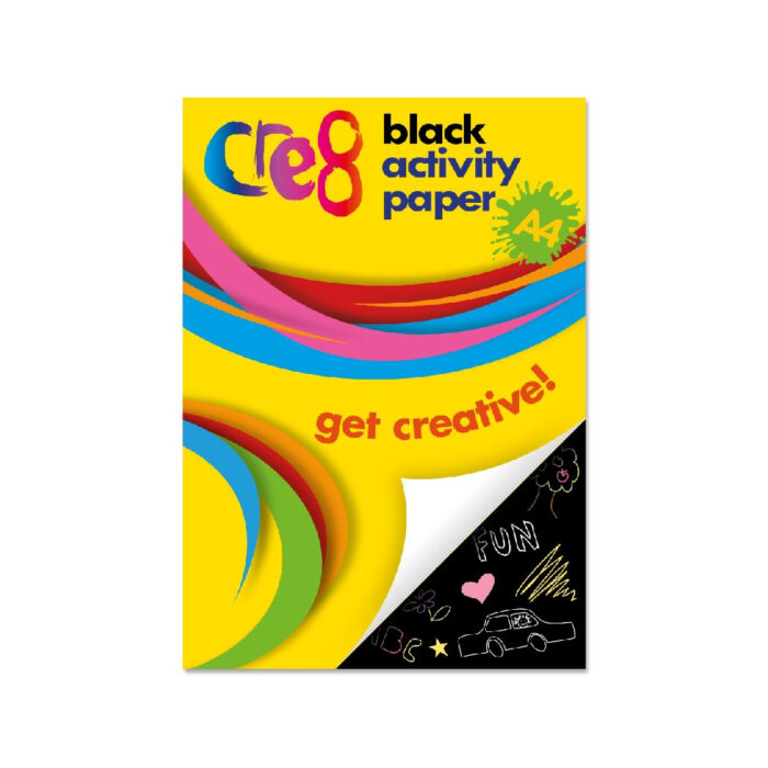 CRE8 A4 BLACK ACTIVITY PAPER - Image 1