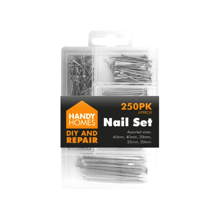 HANDY HOMES 250PK NAIL SET - Image 1