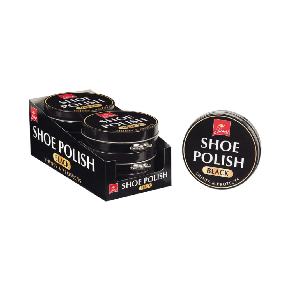 New Project (48) JUMP BLACK SHOE POLISH TIN - Image 1