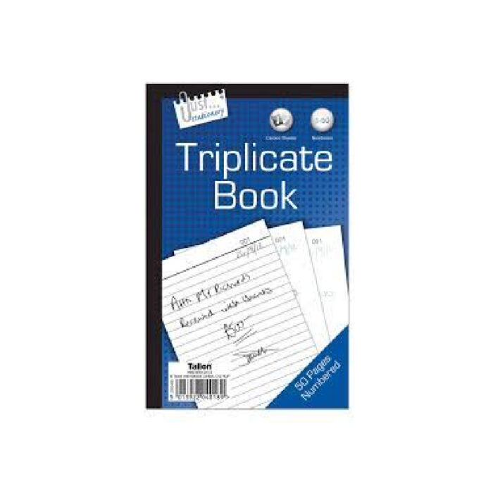 JUST STATIONERY TRIPLICATE BOOK 50 PACK - Image 1