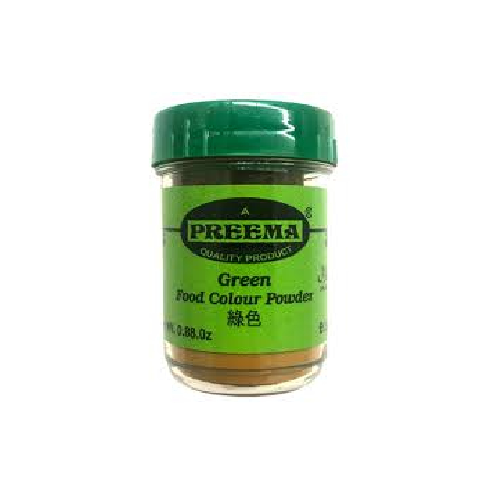 New Project (82) PREEME GREEN FOOD COLOUR (12pack X 25G) - Image 1