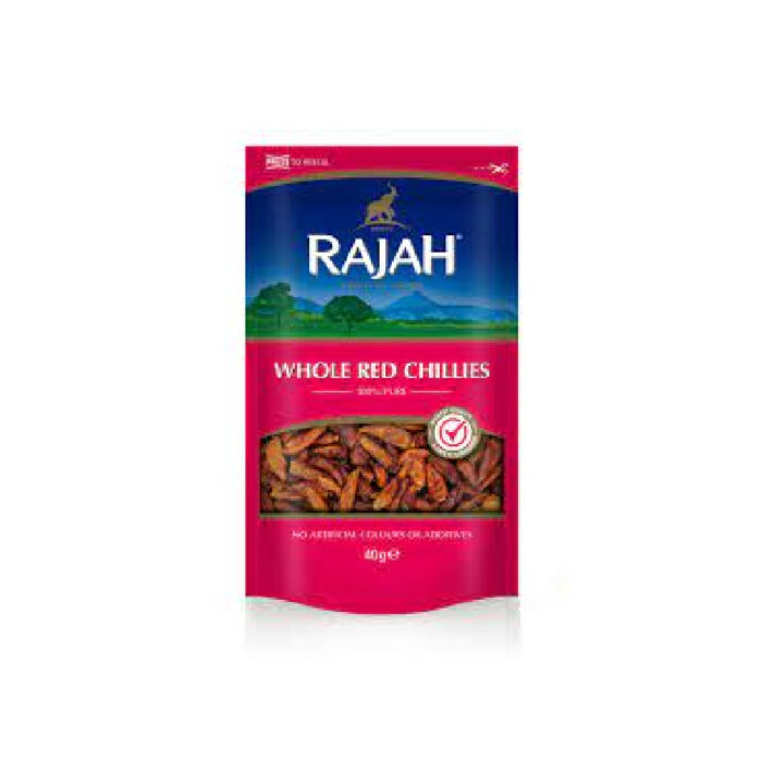 Rajah Whole Red Chilli (10Pack X 40G) - Image 1