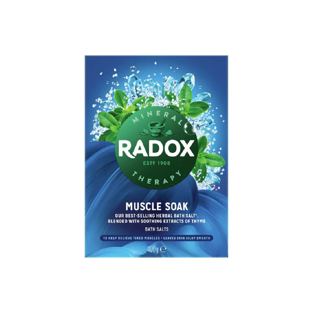 Radox Bath Salt Muscle Soak Radox Bath Salt Muscle Soak (6Pack X 400G) - Image 1