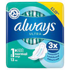 Always Ultra Normal Plus (4Pack X 16)
