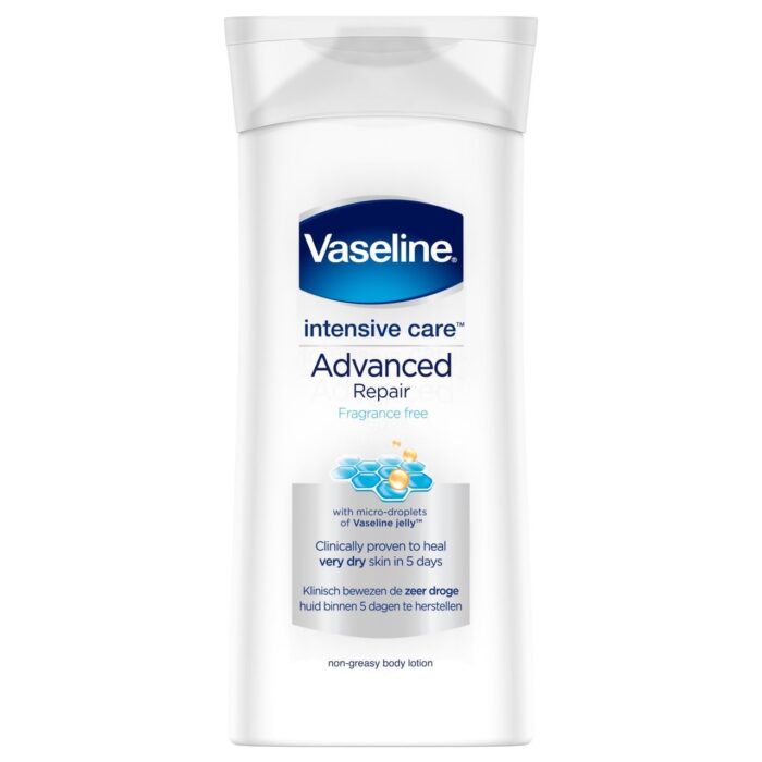 Vaseline Intensive Care Advanced Repair Fragrance Free Body Lotion (6Pack X 200Ml) - Image 1