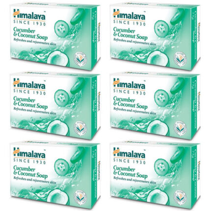 Himalaya Refreshing Cucumber Soap 75G X 6