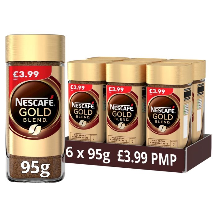 Nescafe Goldblend Original Coffee 6x95 Gms - Image 1