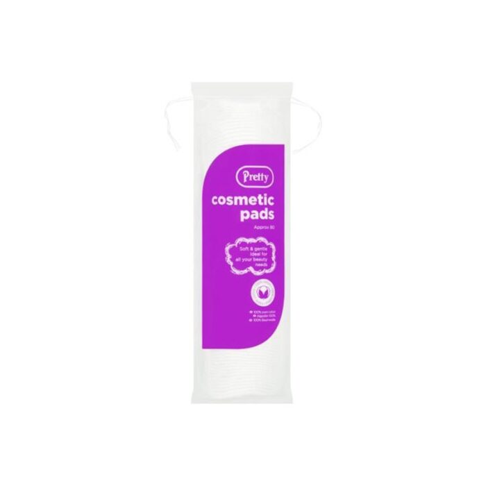 Pretty Cotton Cosmetic Pads 80 X 12 - Image 1