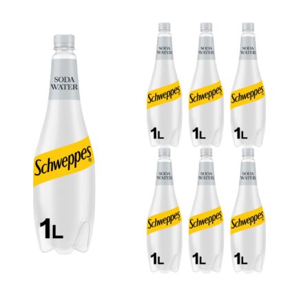 Schweppes Soda Water 1L x 6