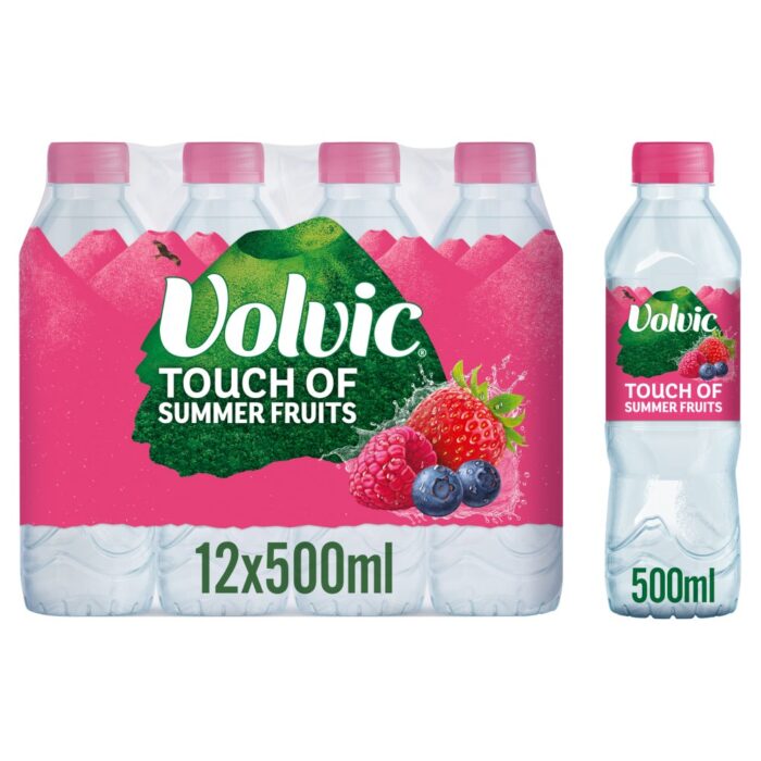 Volvic Touch of Summer Fruits 500ml x 12 - Image 1
