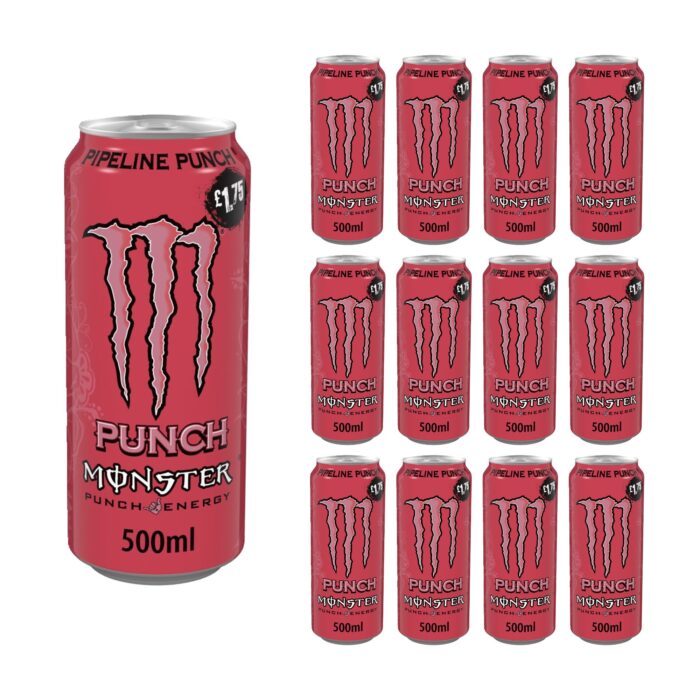 Monster Energy Drink Pipeline Punch 500ml x 12 - Image 1