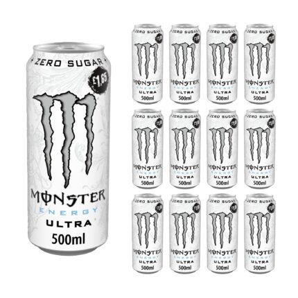 Monster Energy Drink Ultra Zero Sugar 500ml x 12