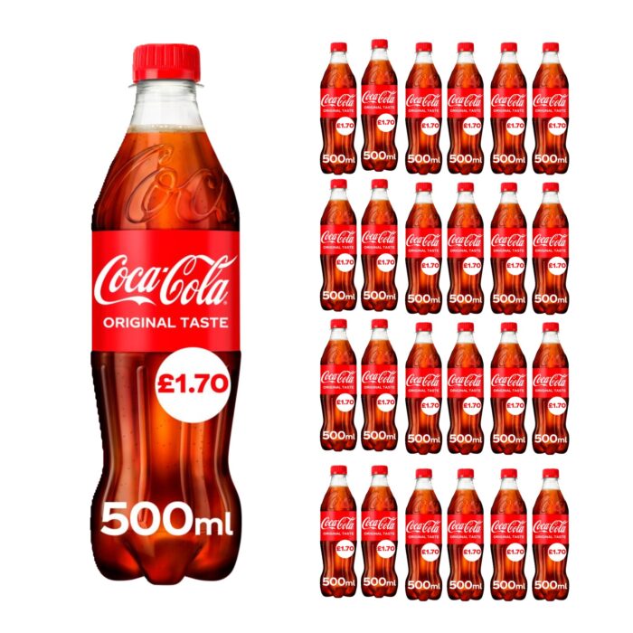 Coca-Cola Original Taste 500ml x 24 - Image 1