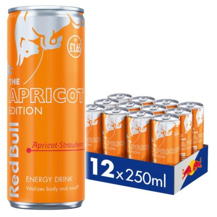Red Bull Energy Drink Apricot Edition 250ml x 12