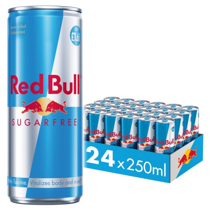 Red Bull Energy Drink Sugar Free 250ml x 24 - Image 1