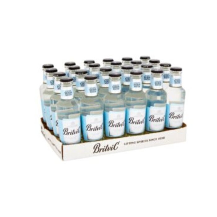 Britvic Soda Water Bottle 200ml  x 24 - Image 1