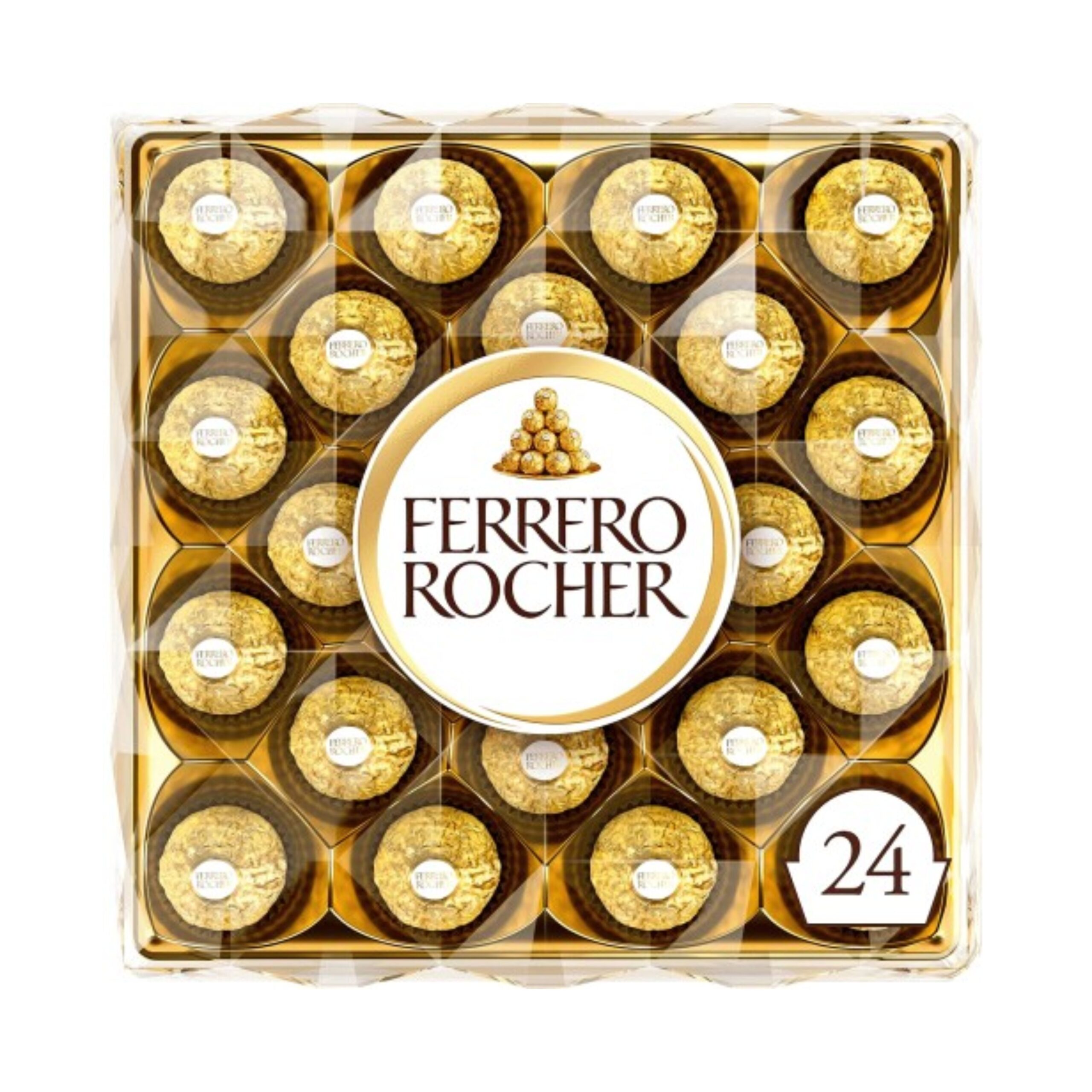 754749 Ferrero Rocher Milk Chocolate Hazelnut T24 x 1 - Image 1