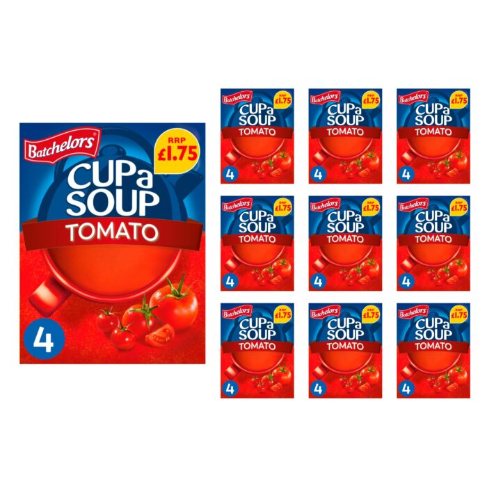 Batchelors Cup a Soup Tomato Instant Soup Sachets 93g x 9 - Image 1